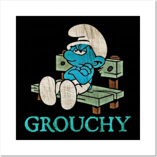 Grouchy Smurf Posters and Art